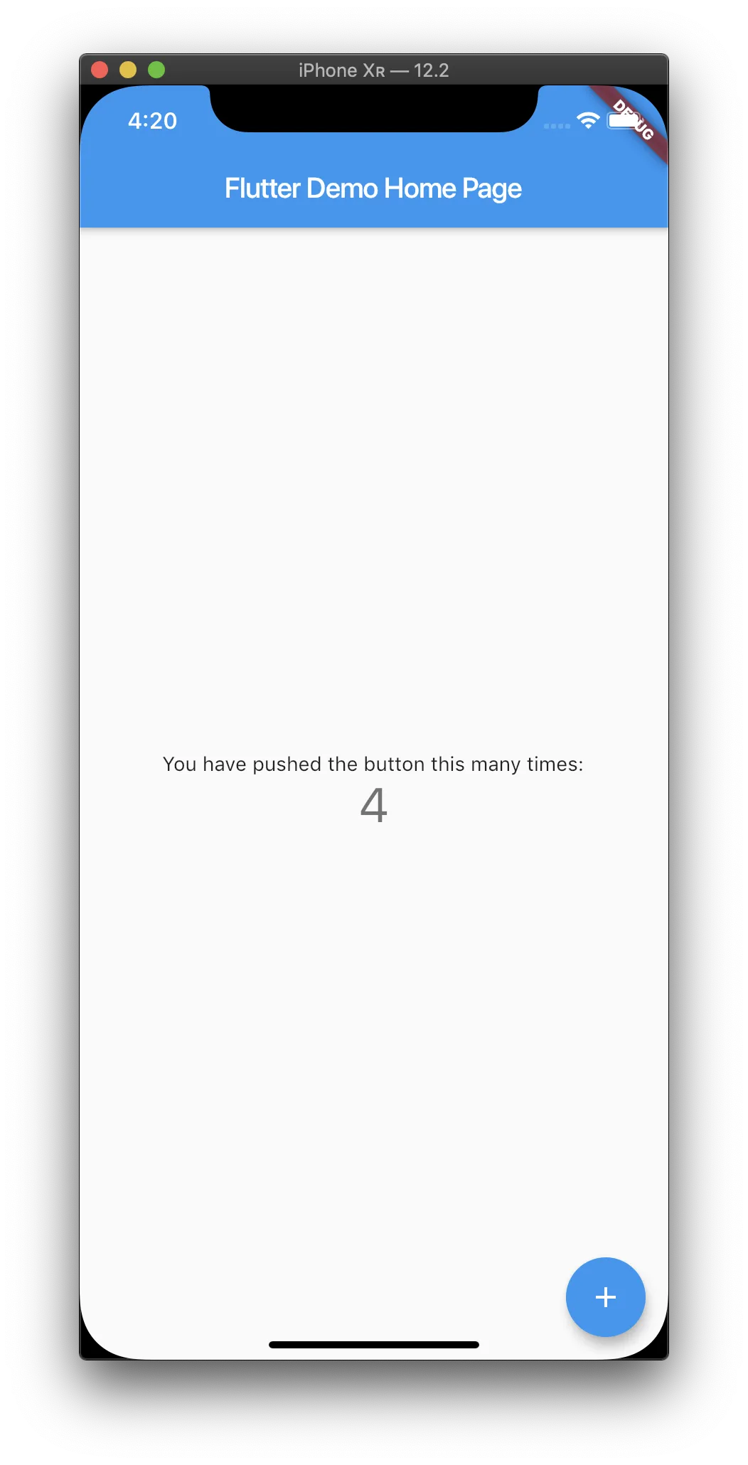 flutter first app